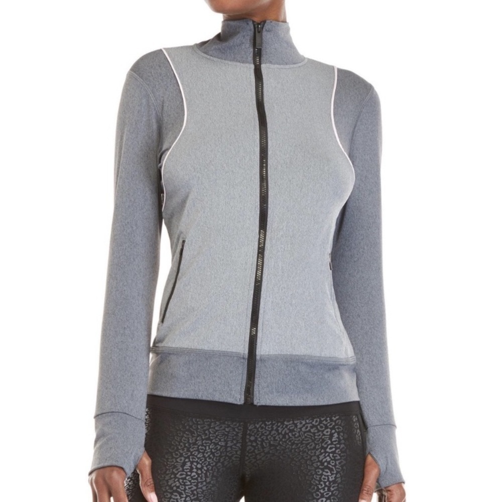 ALALA Dark Gray Front Runner Zip Up Track Jacket